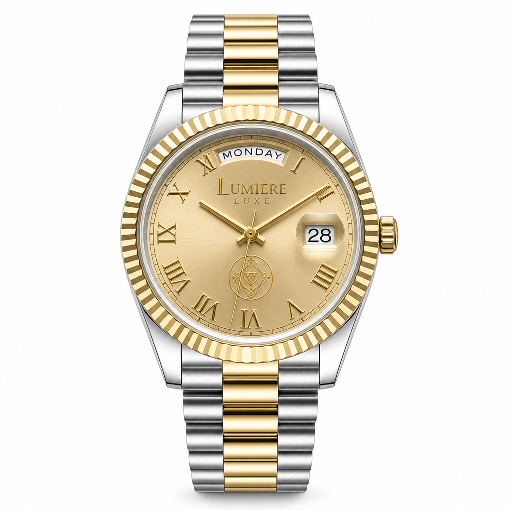 Lumière Luxe Président Or Champagne